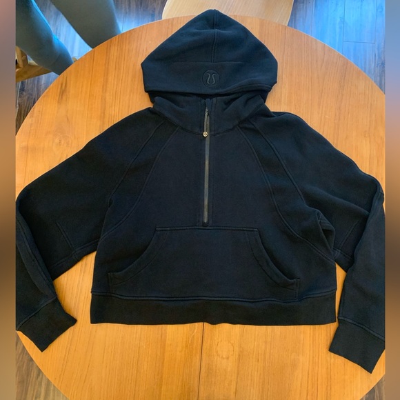 Scuba Oversized Half-zip Hoodie. - Picture 3 of 9